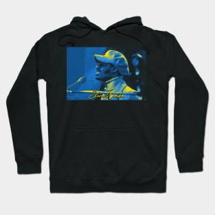 Stevland Stevie Wonder light Blue Hoodie